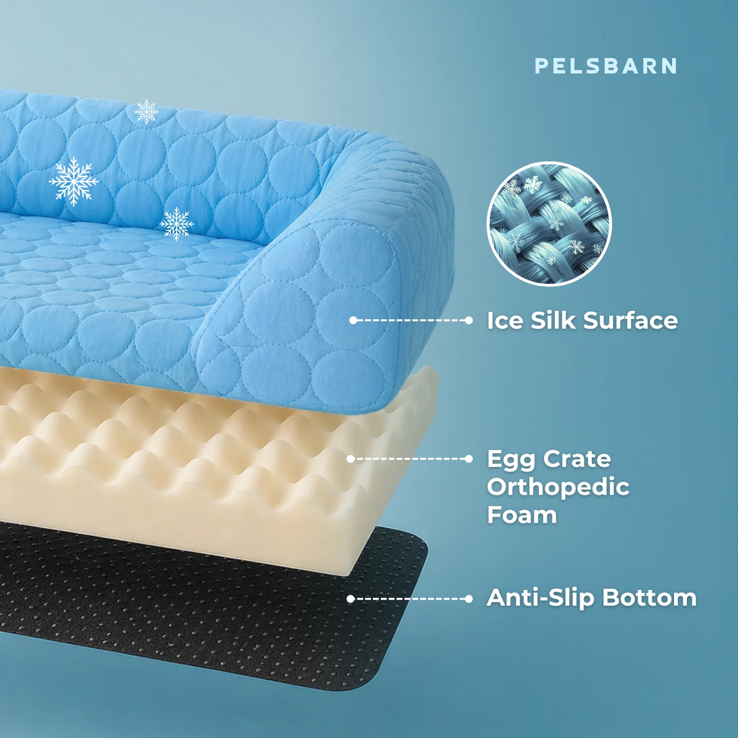 Human Size Cooling Dog Bed - Image 17