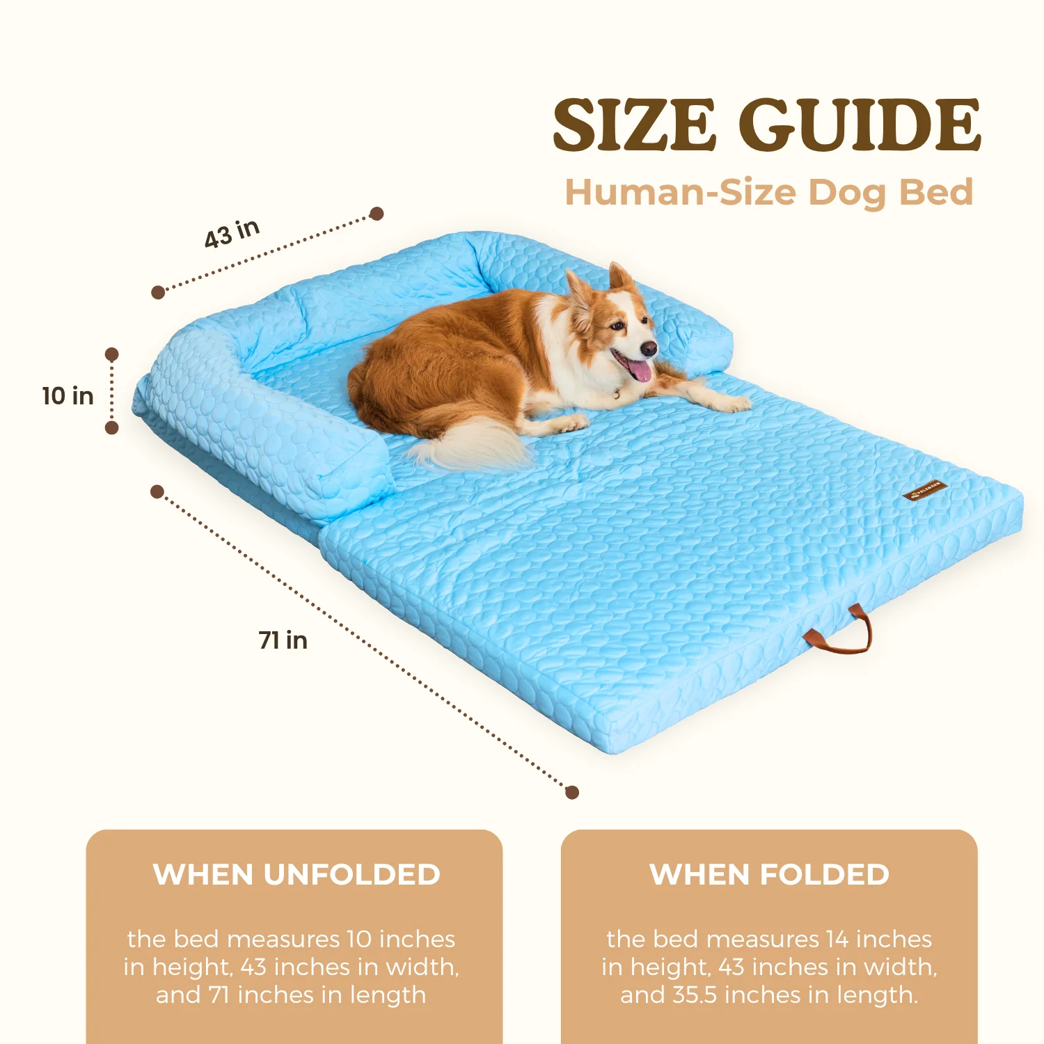 Human Size Cooling Dog Bed - Image 19