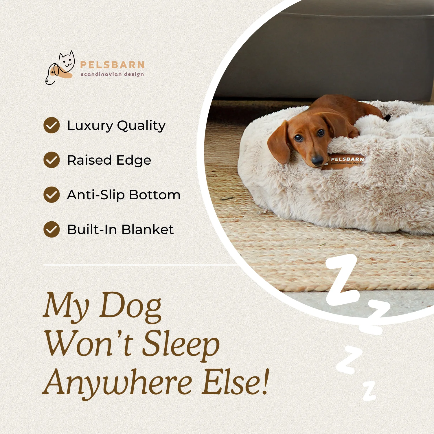 Luxurious Donut Bed 1+1 - Image 5